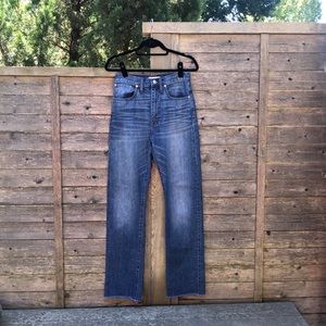 Madewell roll up jeans